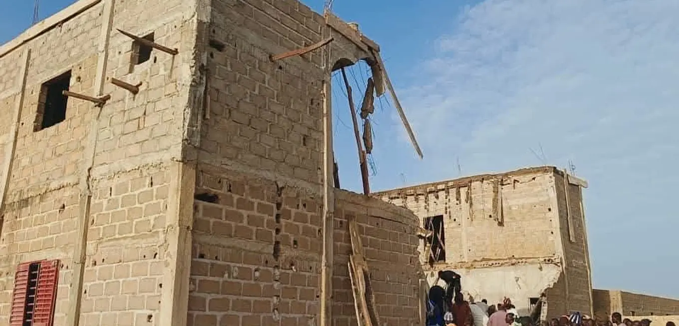 DIOÏLA : l’effondrement d’une maison en chantier fait 10 morts et des blessés