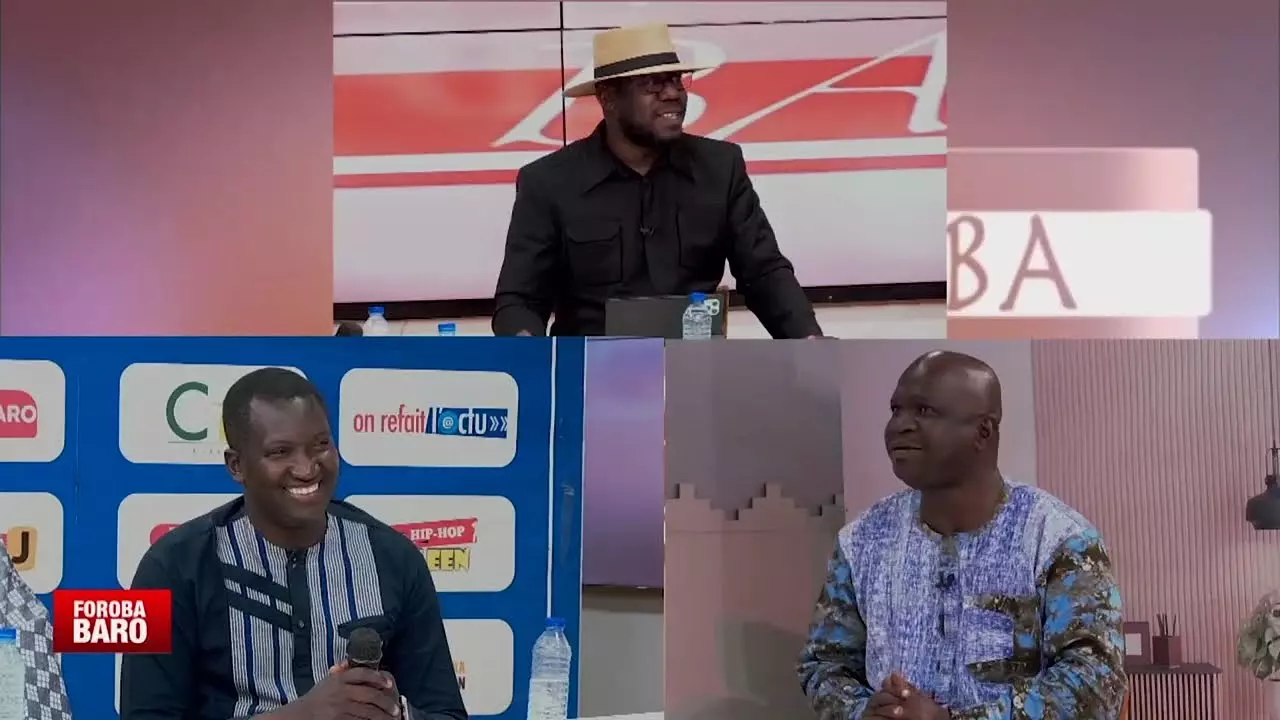 FOROBA BARO AVEC LE SYNDICALISTE BOUBACAR GUITTEYE