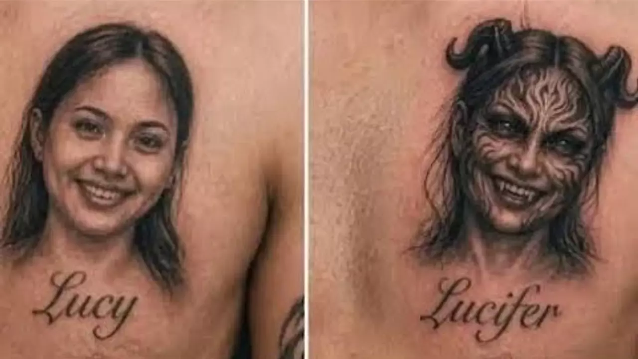 DARAKA DUMAN S’INTÉRESSE AUX TATOUAGES AVANT ET APRÈS