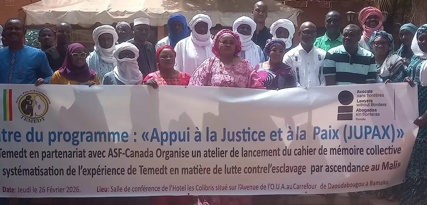 Lutte contre l’esclavage par ascendance au Mali : Temedt retrace ses 20 ans de combat