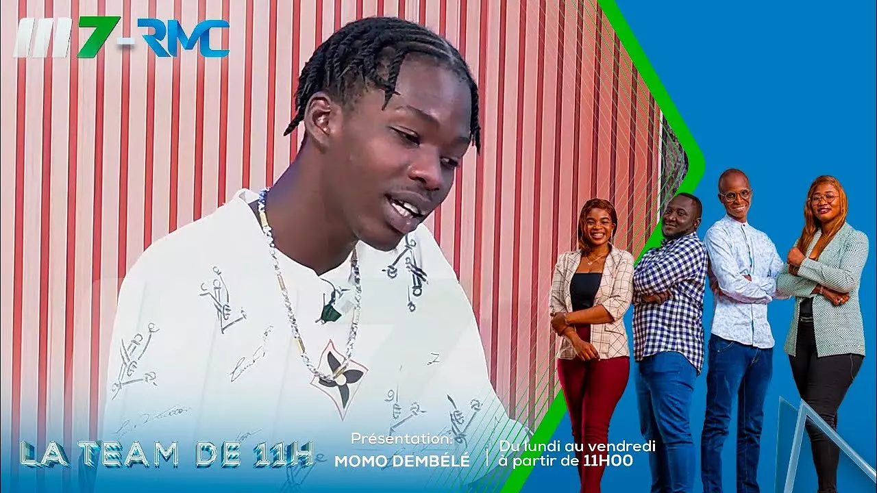 LA TEAM DE 11H AVEC L'ARTISTE AMA COUL