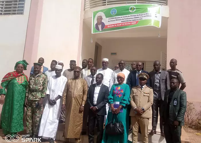 1ère session du Projet de mise en valeur des plaines rizicoles de Tombouctou : Le Comité de pilotage valide le projet de performance de l’Unité de gestion