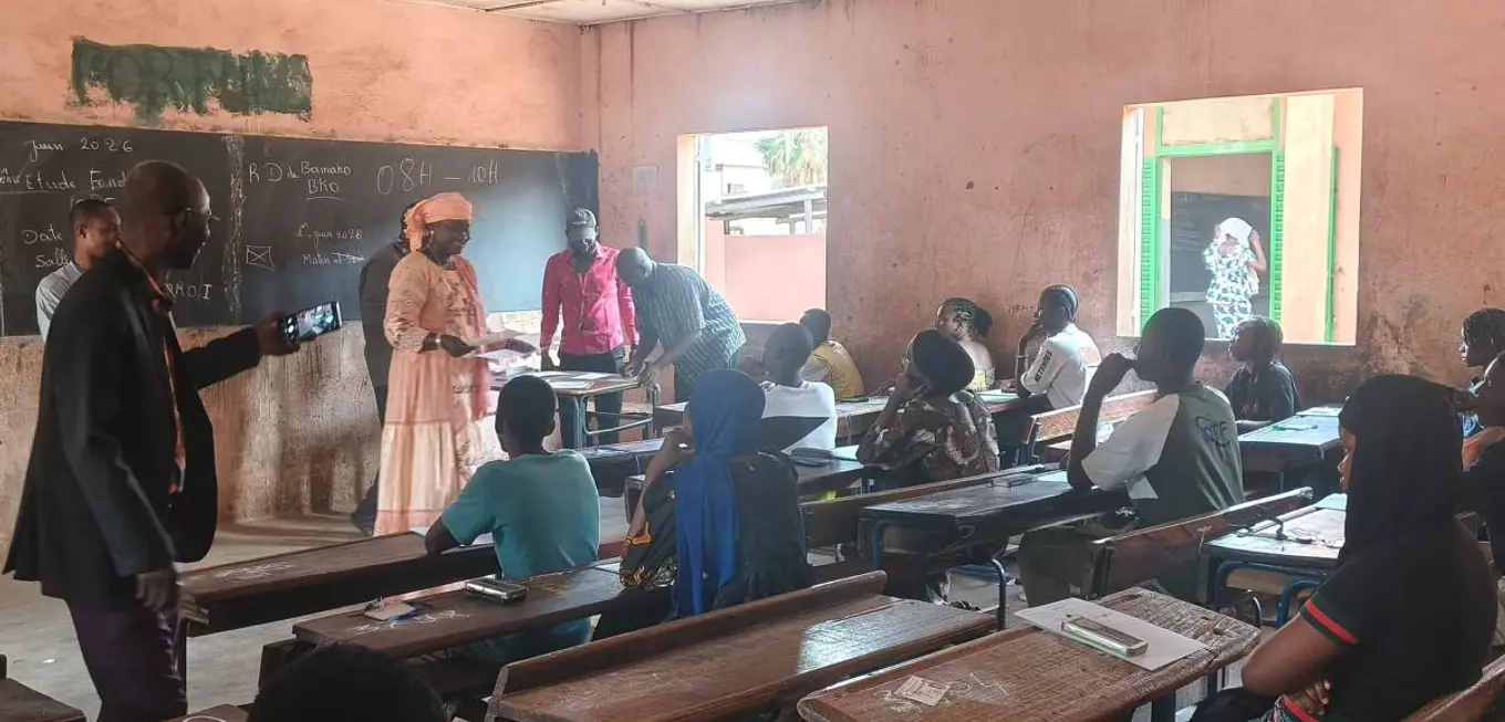 FIN DES EXAMEN DU DEF, SESSION DE JUIN 2026 à l’AE-BRD: Les 7 CAP visités par la Directrice Mme Aminata Kanté