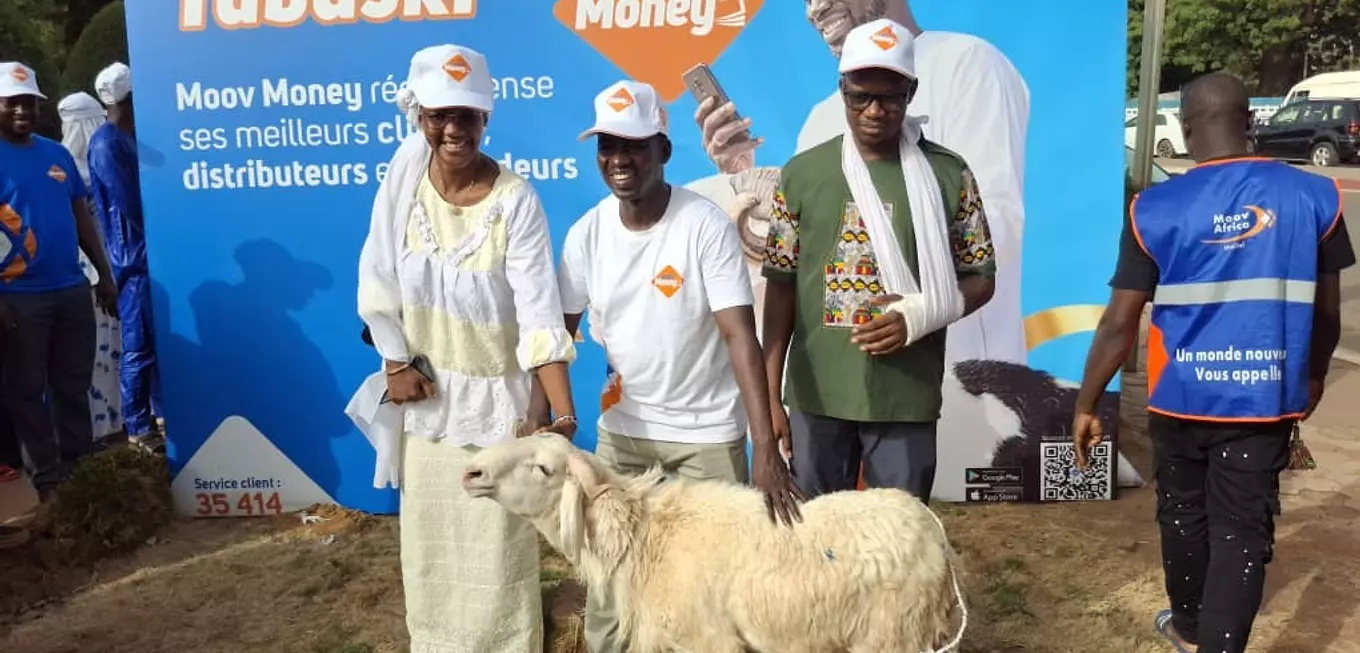 Challenge Tabaski 2026 : Moov Money récompense ses meilleurs clients et distributeurs